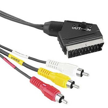 43178 - SCART IN/OUT-3 CINCH 1,5M