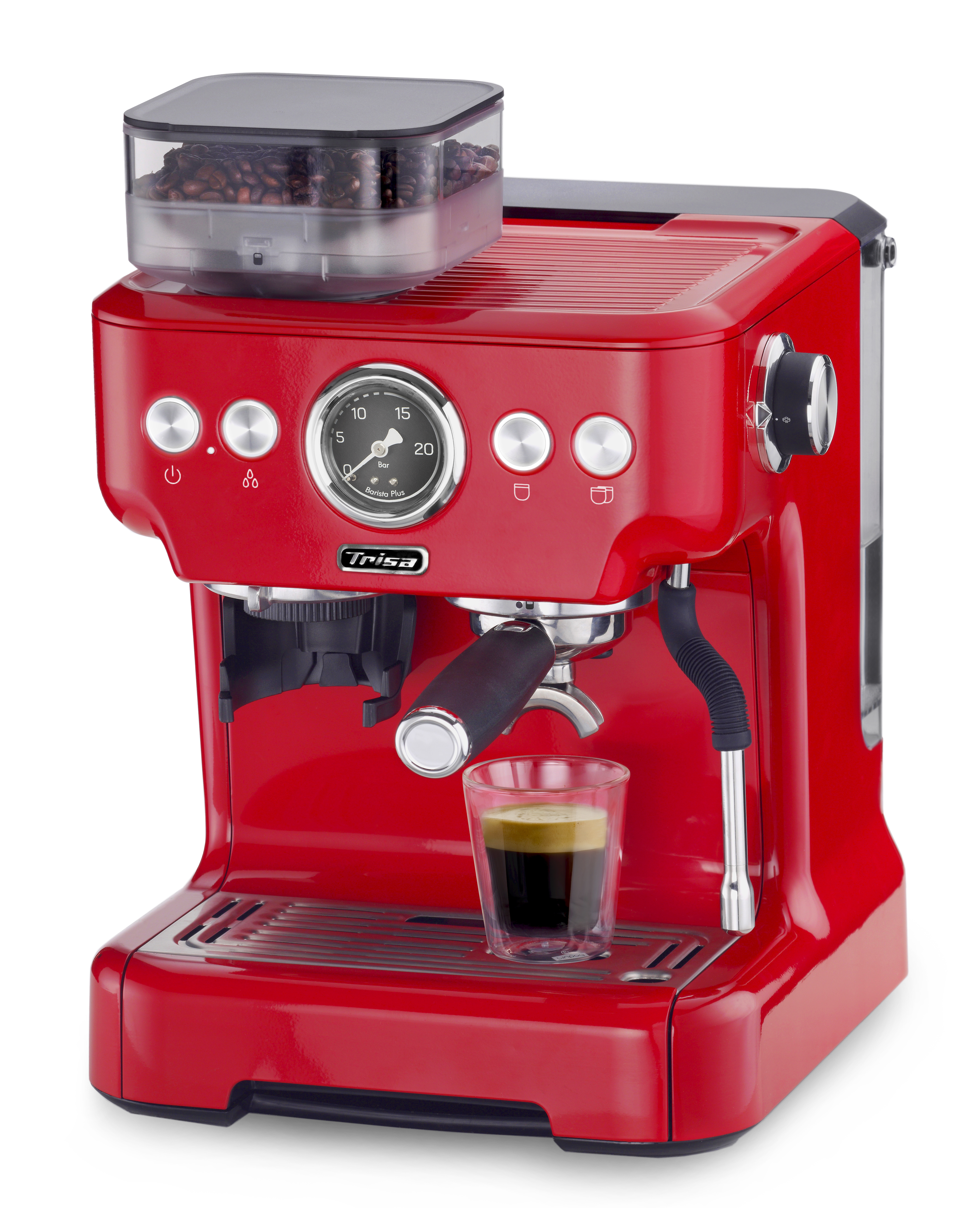 Espressomaschine "Barista Plus", rot