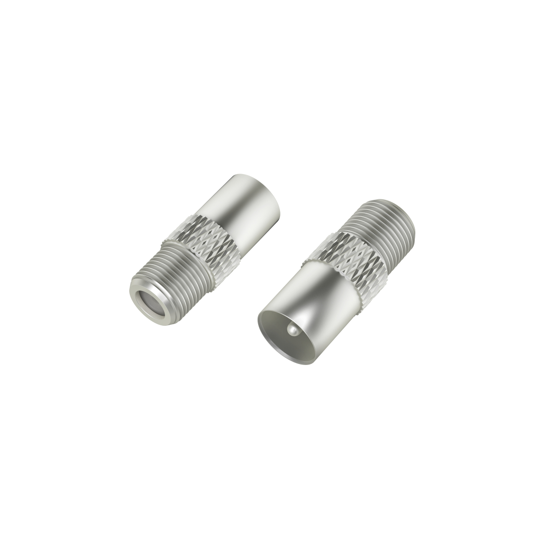 SAT-Adapter-Set F-Kupplung - Koax-Stecker/F-Kupplung - Koax-Kupplung (205313)