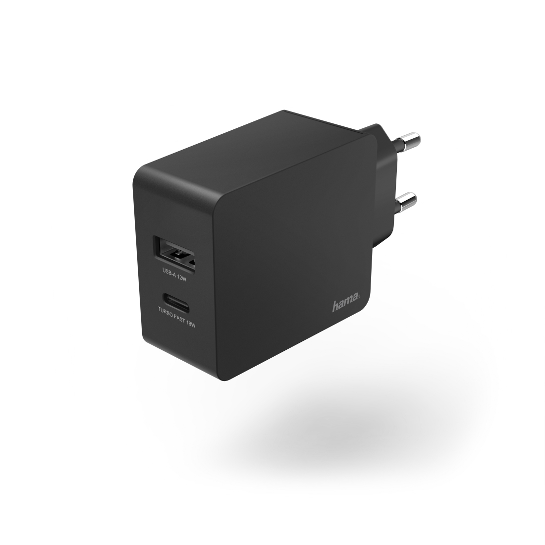 Schnellladegerät, 1x USB-C, 1x USB-A, PD, 30 W, 20 Stück im Display (210575)