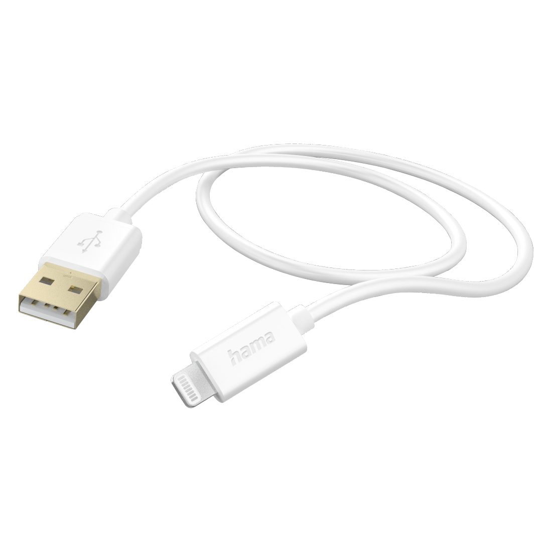 Ladekabel, USB-A - Lightning, 1,5 m, Weiß (201581)