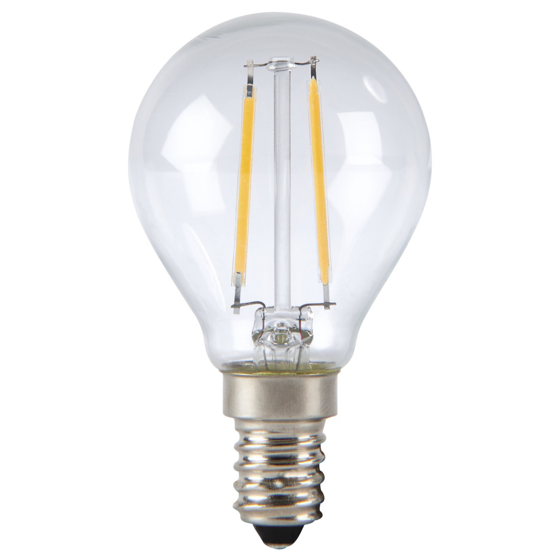 LED-Filament, E14, 250lm ersetzt 25W, Tropfenlampe, Warmweiß (112836)