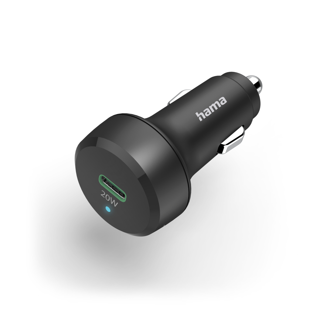 Auto-Schnellladegerät, USB-C, PD, 20 W, Schwarz (201637)