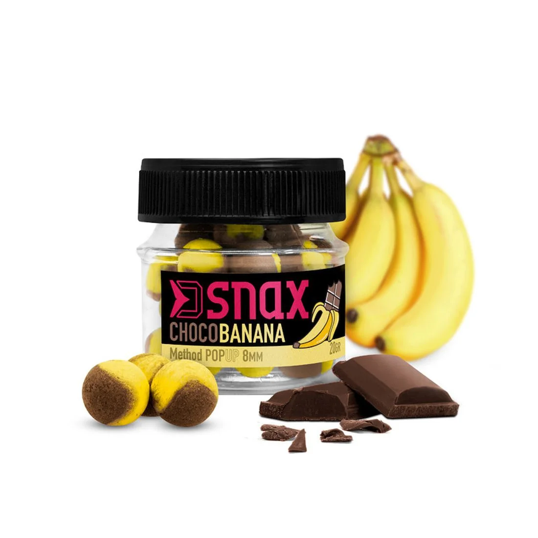 D SNAX POP 8mm 20g Schokolade-Banane