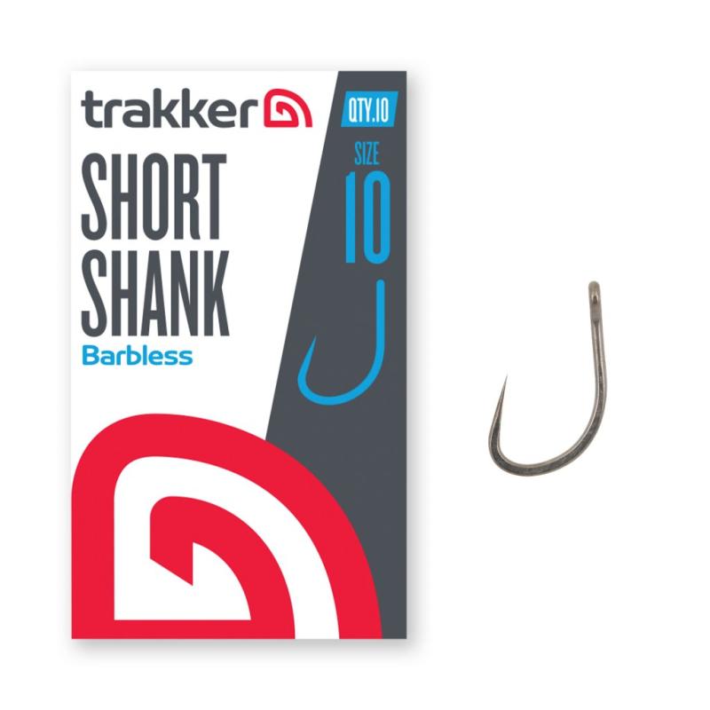 Short Shank Hooks Size 10 (Barbless) (227140)