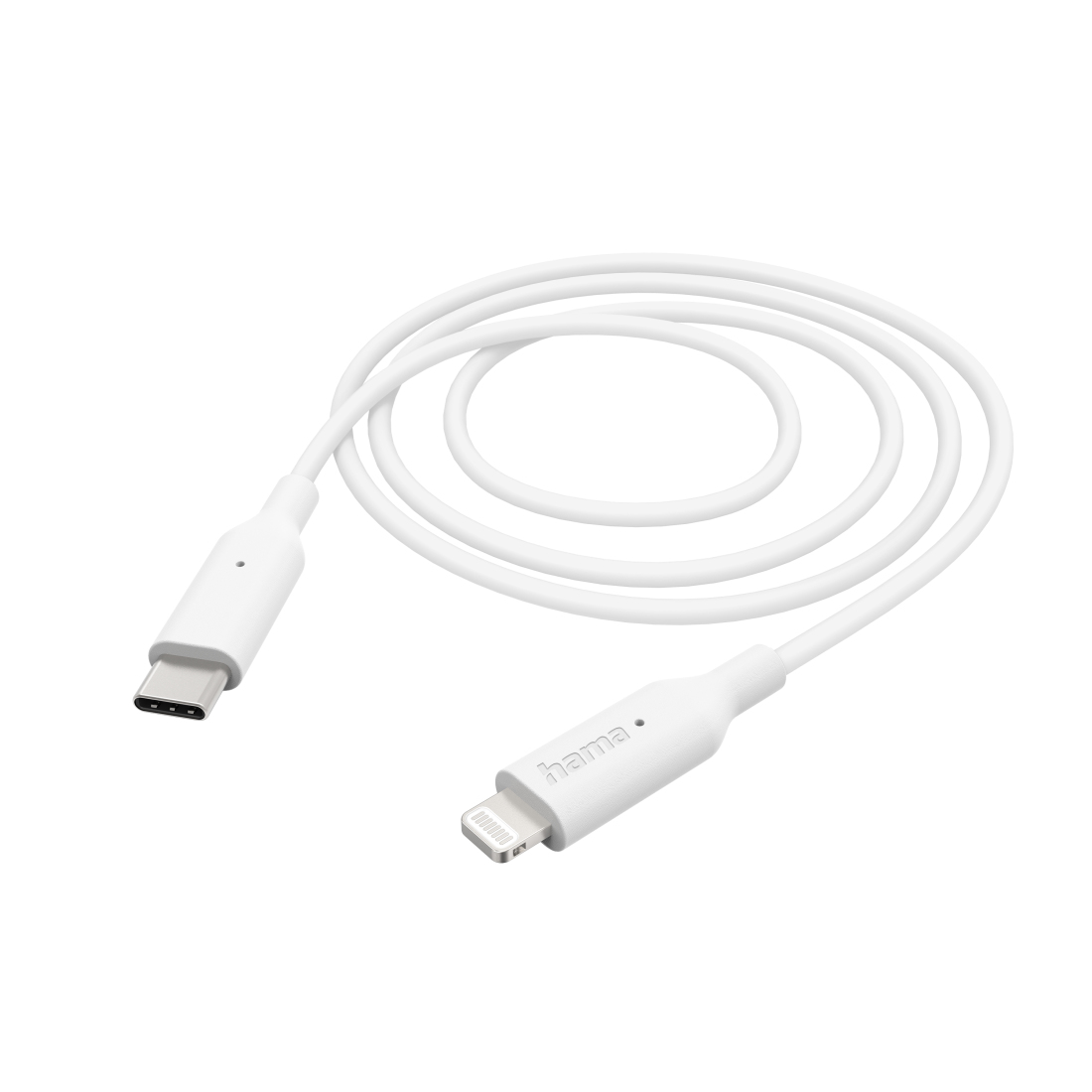 Ladekabel, USB-C - Lightning, 1 m, Weiß (201598)