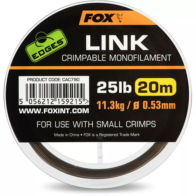 FOX EDGES LINK TRANS KHAKI MONO 0,64mm/35lb