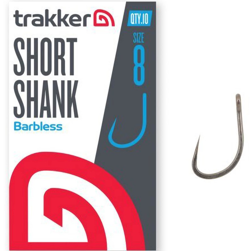 Short Shank Hooks Size 8 (Barbless) (227139)