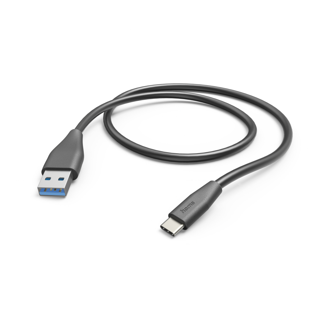 Ladekabel, USB-A - USB-C, 1,5 m, Schwarz (201595)