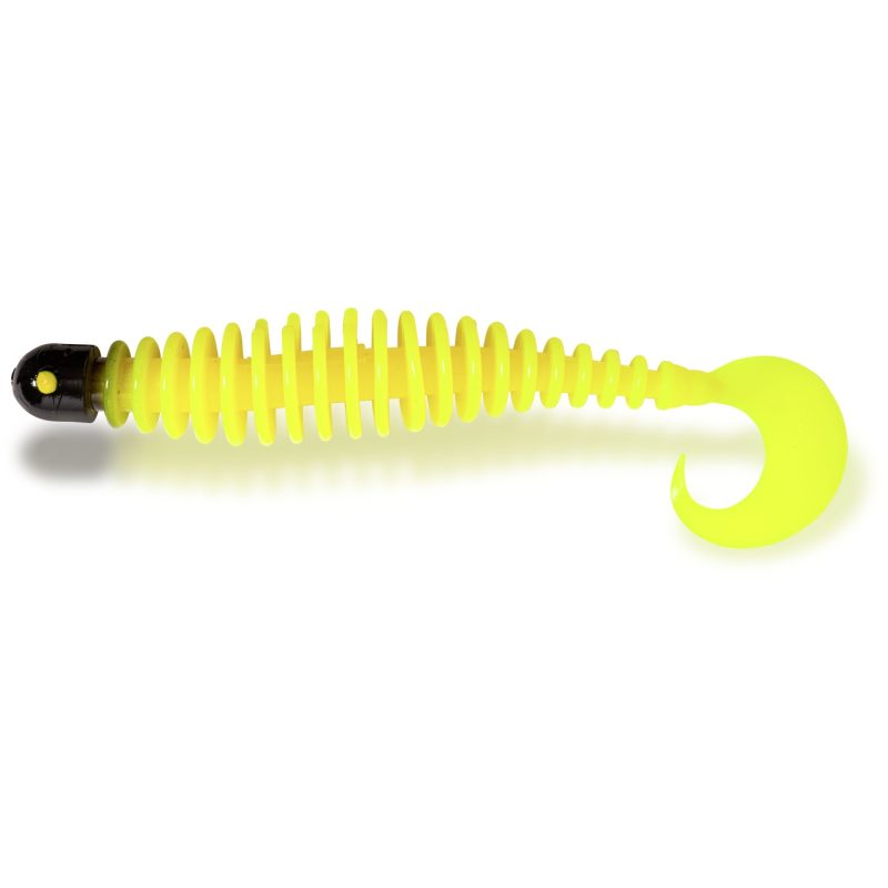 Curly Worm yellow zombie 24g 17cm