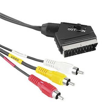 43179 - SCART IN/OUT-3 CINCH 3 M