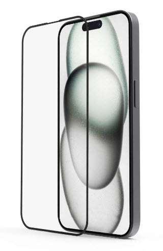 Handy-Schutzglas 'Extreme Protect' für Apple iPhone 15 Pro, Montagehilfe (222764)