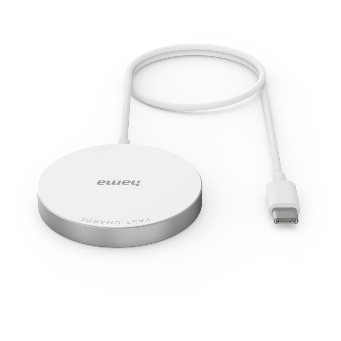 Wireless Charger ´MagCharge FC15´, 15 W, kabellos für Apple iPhone, Weiß (201672)