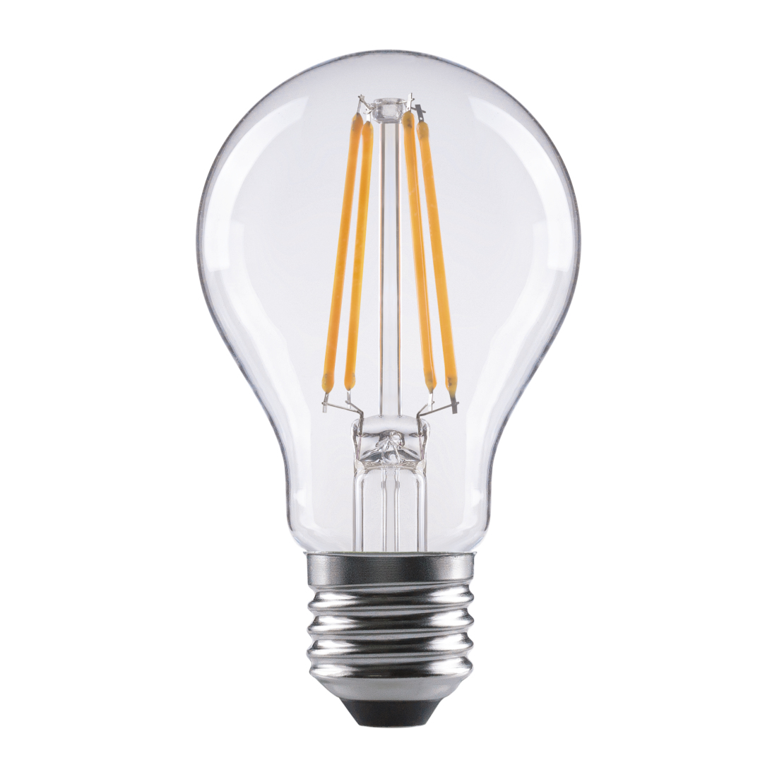 LED-Filament, E27, 806lm ersetzt 60W, Glühlampe, Warmweiß, Klar (112804)